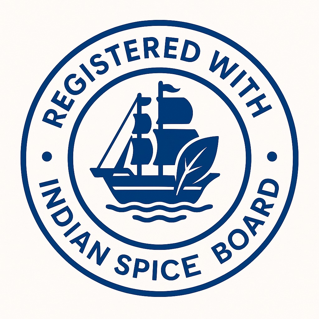 Registered with Indian Spice Board Registered with Indian Spice Board Logo