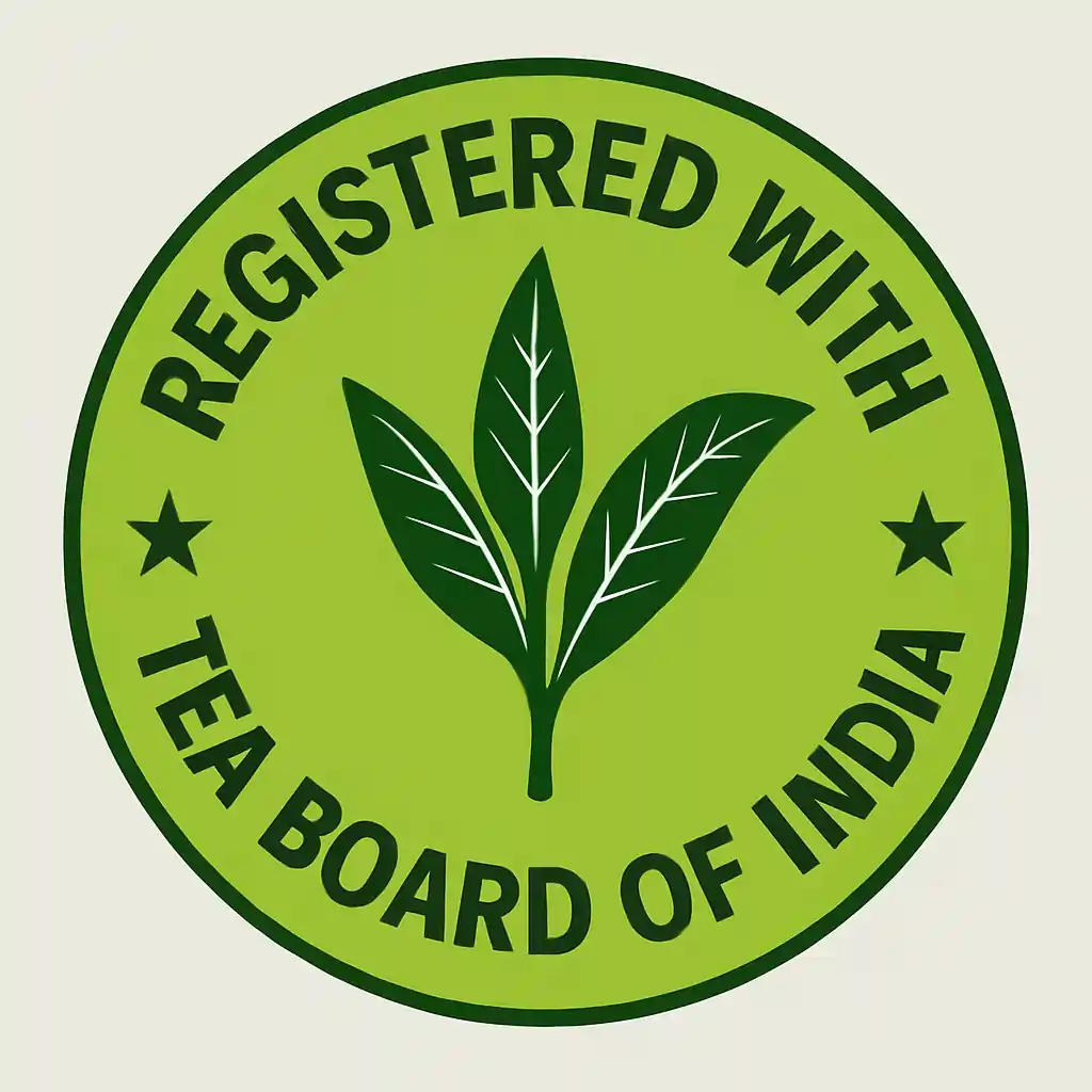 Registered with Tea Board of India Registered with Tea Board of India Logo